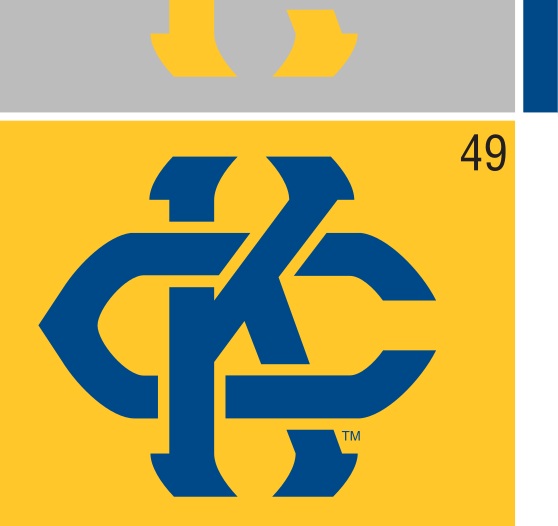 KC basic mark, full color on yellow variant, cell 46