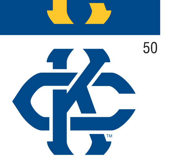 KC basic mark, full color on navy variant, cell 47