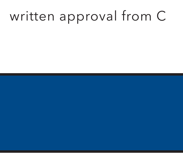 KC basic mark, black/white on yellow variant, cell 52