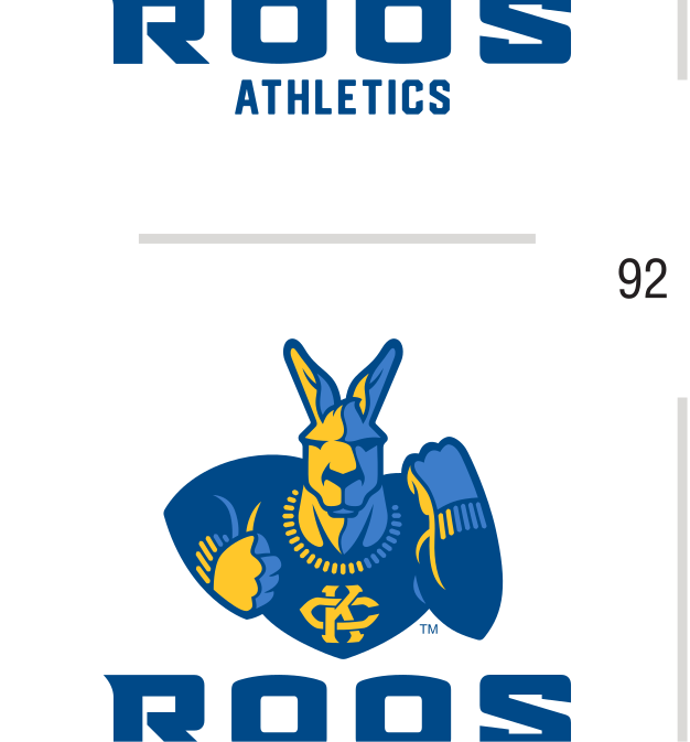 Athletics mark, full color variant, cell 87