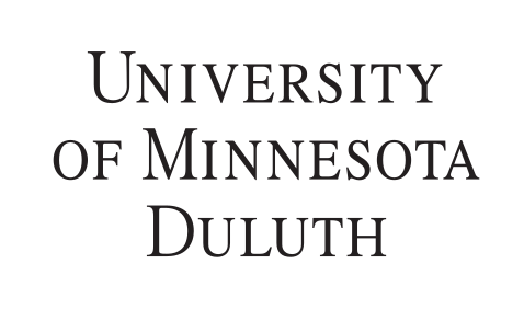 University of Minnesota Duluth wordmark, stacked, black variant
