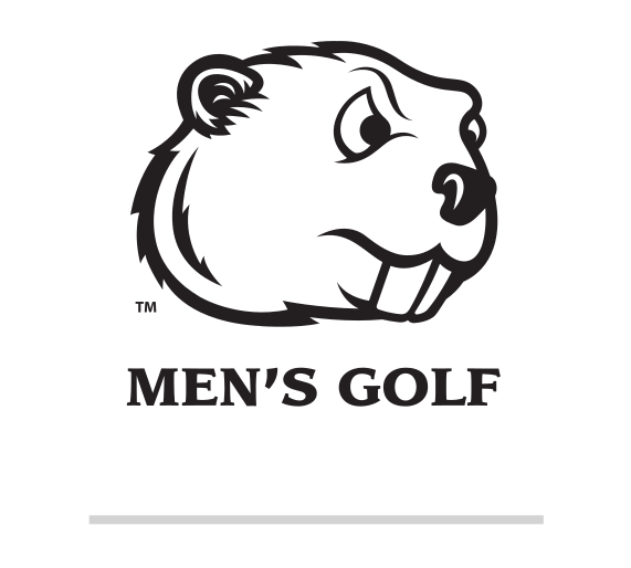 Men's Golf logo, black on white variant, cell 60