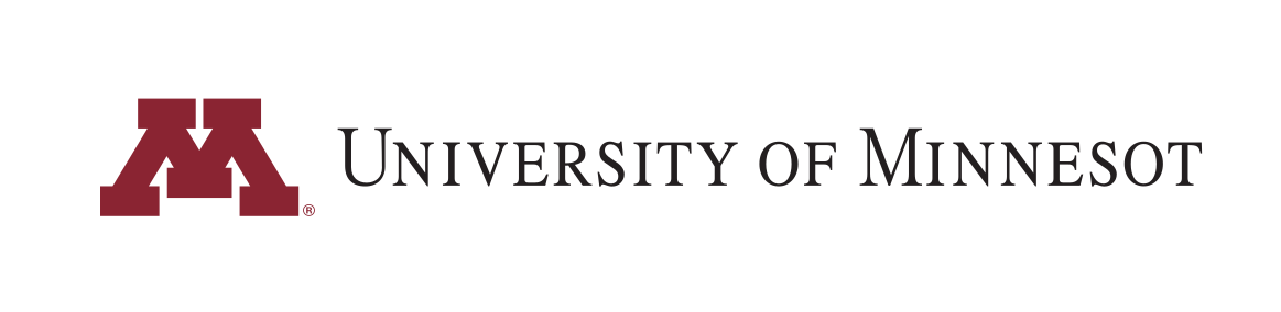 University of Minnesota logo, horizontal, maroon/gold variant, cell 30