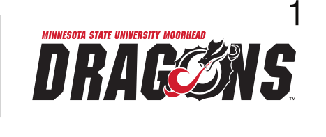 Secondary Athletic Mark, wordmark with head, black variant, cell 16