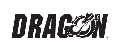 Secondary Athletic Mark, singular wordmark with head, black variant, cell 26