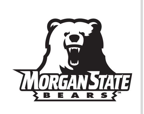 mascot head wordmark, black/white variant, cell 10
