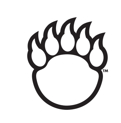 paw print, black/white variant, cell 18