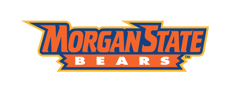 Morgan State Bears stacked wordmark, orange/blue variant, cell 32