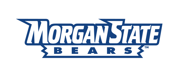 Morgan State Bears stacked wordmark, blue variant, cell 34