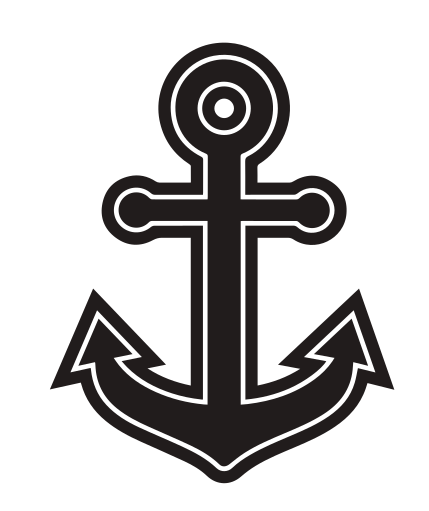 Anchor mark, black variant, cell 22