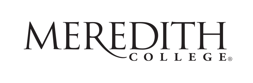Meredith College wordmark, black variant, cell 2