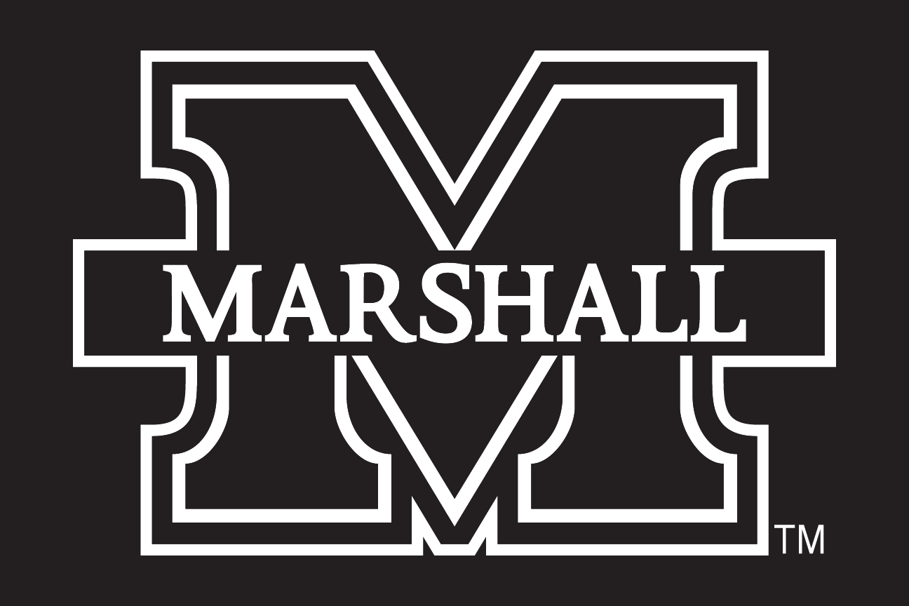 Bar M Mark, Marshall wordmark, white on black variant, cell 39