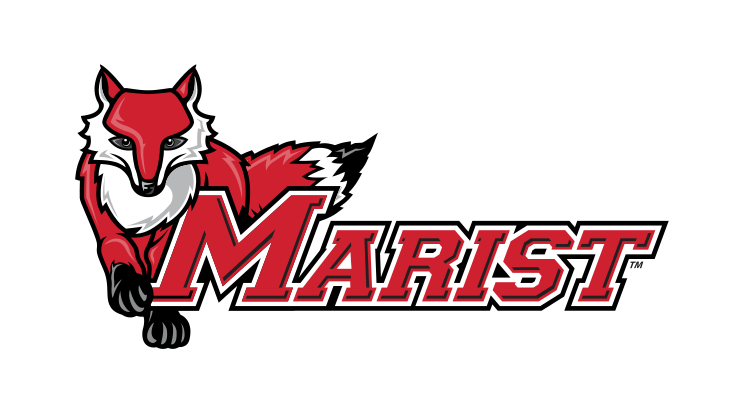 Marist Athletic Mark, 6-color fox head left variant, cell 1