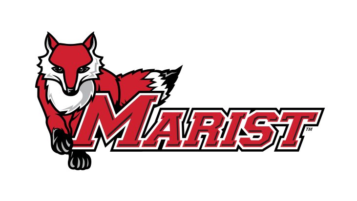 Marist Athletic Mark, 4-color fox head left variant, cell 2