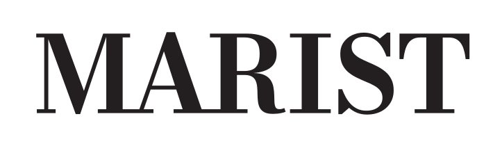 Marist wordmark, black variant, cell 67