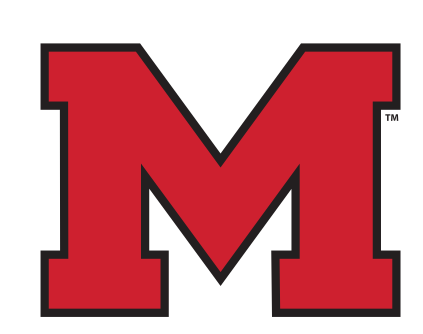 M lettermark, red with black outline variant, cell 37