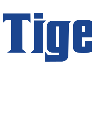 Tigers wordmark, blue variant, cell 14