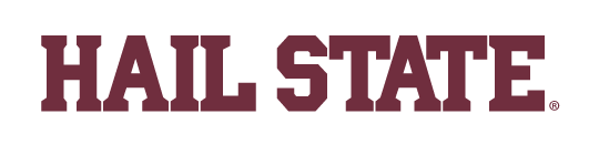 HAIL STATE wordmark, horizontal variant, cell 17