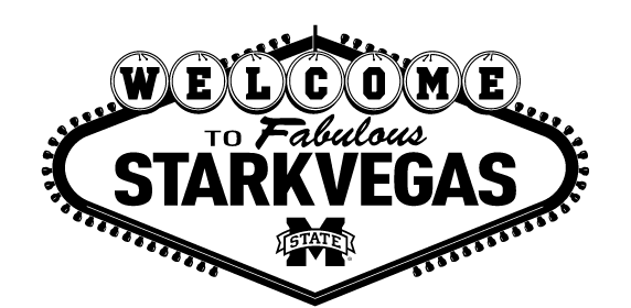 Starkvegas logo, black variant, cell 73