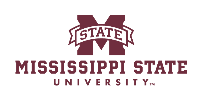 Mississippi State University logo, primary, horizontal variant, cell 1