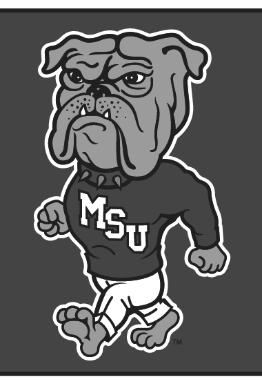 Bully Mark, vintage, full body, black/white variant