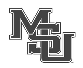 M State Lettermark, interlocking, black/white variant