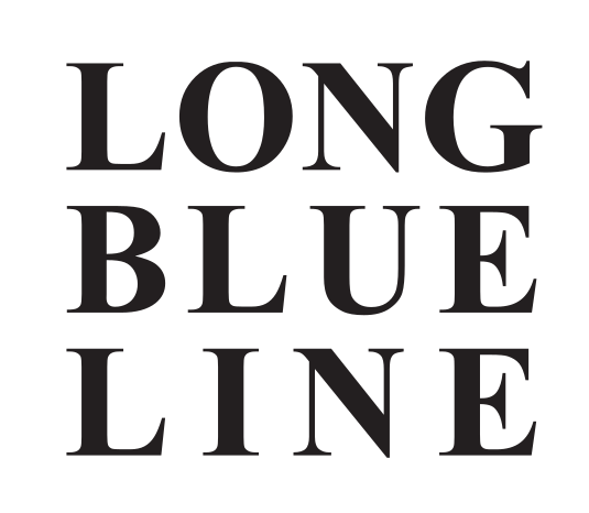LONG BLUE LINE Type Mark, black variant, cell 34