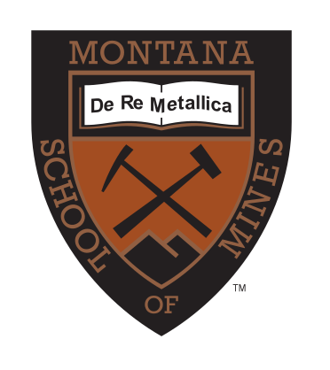 Shield Mark, Montana School of Mines, De Re Metallica, black/black variant, cell 44