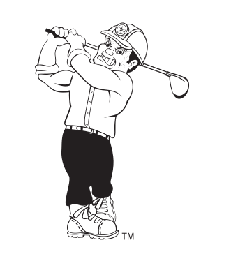 Charlie Marks, black outline, golf variant, cell 66