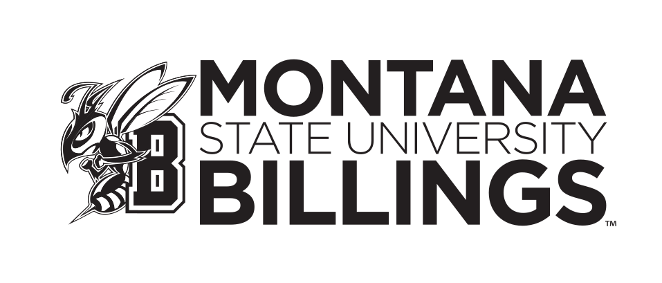 Montana State University Billings signature, black variant, cell 2