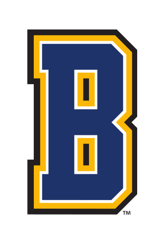 MSUB Baseball B lettermark, color variant, cell 13