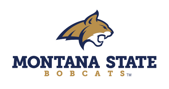 Montana State Bobcats lockup, horizontal full color variant, cell 6
