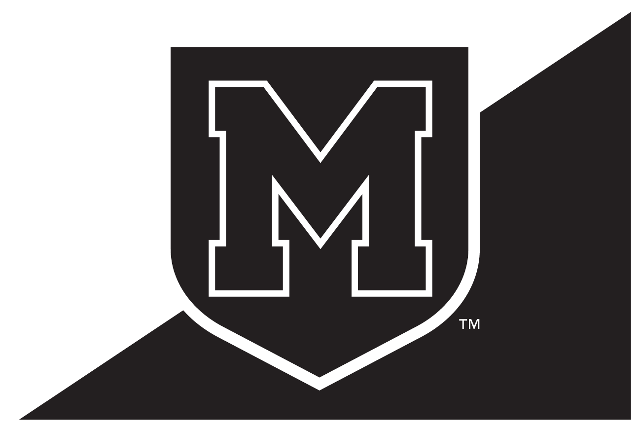 Secondary Mark M, white on split background variant, cell 6
