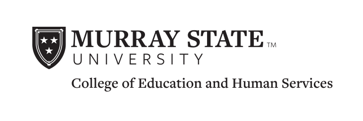 Murray State University School Mark, College of Education and Human Services, black variant, cell 7
