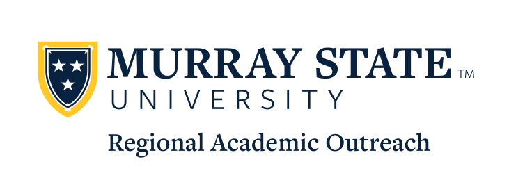 Murray State University School Mark, Regional Academic Outreach, blue/gold variant, cell 14