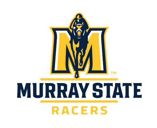 Murray State Racers logo, full color on white variant, cell 25