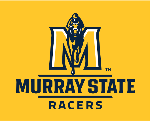 Murray State Racers logo, full color on yellow variant, cell 26