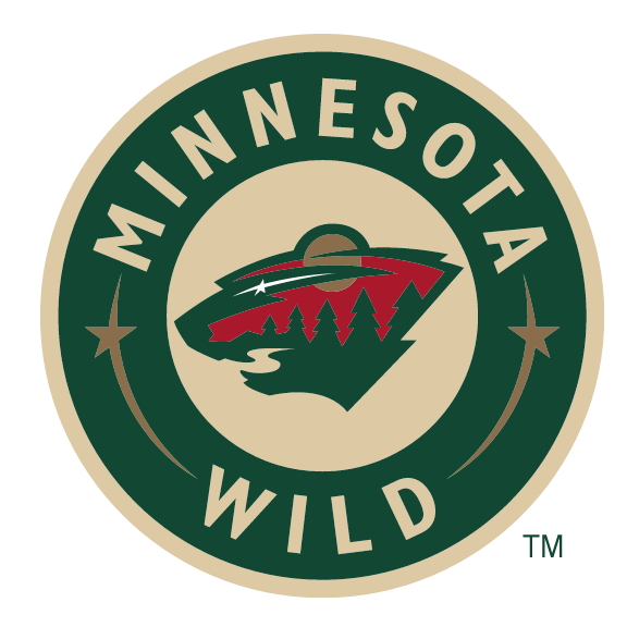 Minnesota Wild secondary logo, full color with trademark symbol, white background variant
