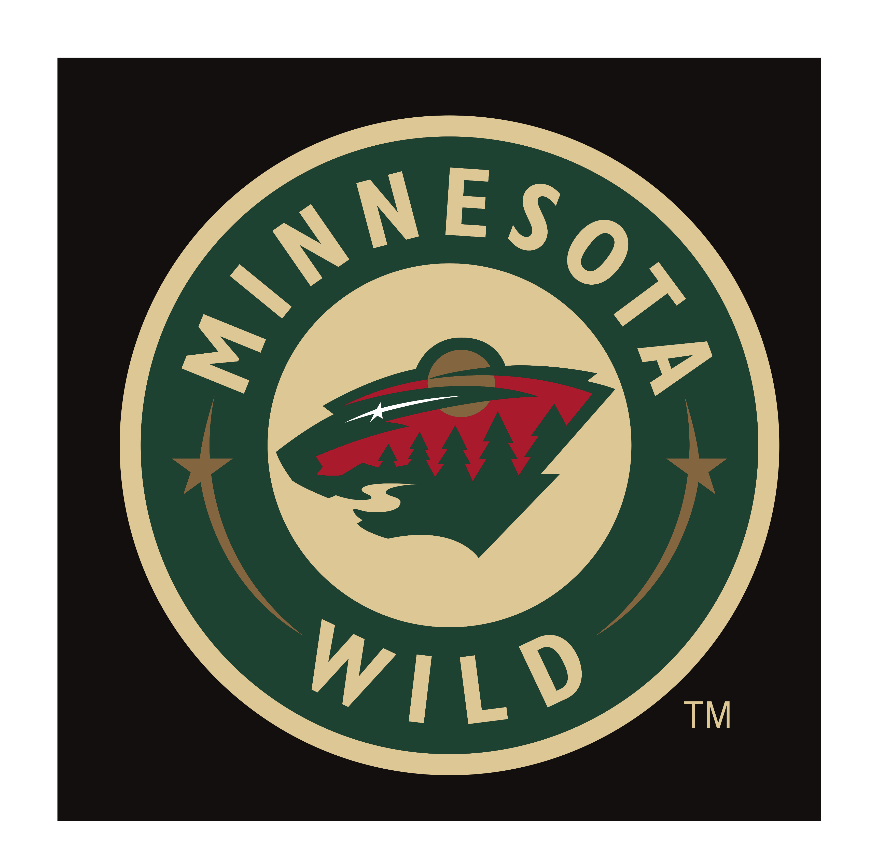 Minnesota Wild secondary logo, full color with trademark symbol variant