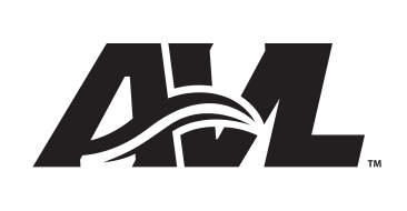 AVL lettermark, black on white variant, cell 28
