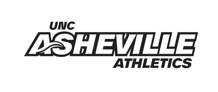 UNC Asheville Athletics wordmark, black outline variant, cell 47
