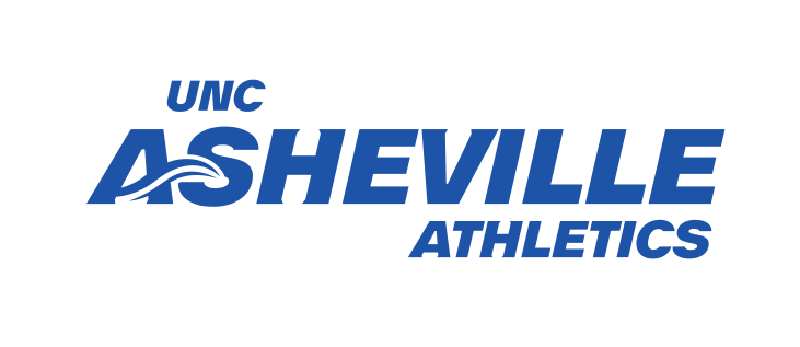 UNC Asheville Athletics wordmark, blue solid variant, cell 51