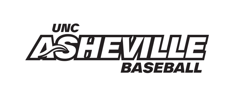 UNC Asheville Baseball wordmark, black outline variant, cell 53
