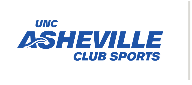 UNC Asheville Club Sports wordmark, blue variant, cell 81