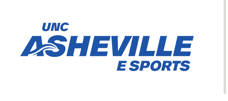UNC Asheville E Sports wordmark, blue variant, cell 93