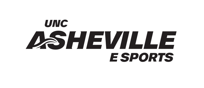 UNC Asheville E Sports wordmark, black variant, cell 94