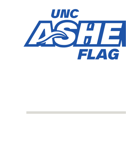 UNC Asheville Flag Football, blue outline variant, cell 96