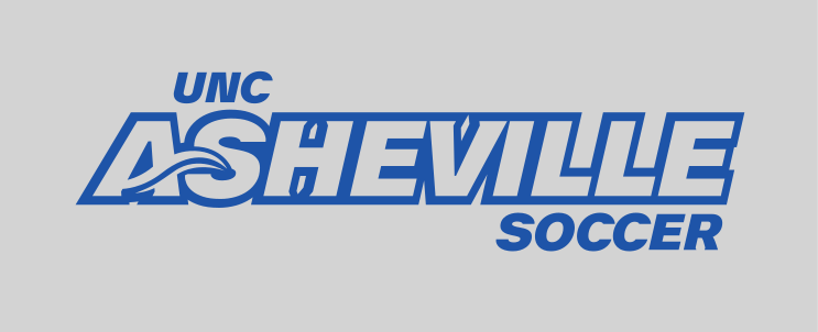 UNC Asheville Soccer, blue on grey variant, cell 128