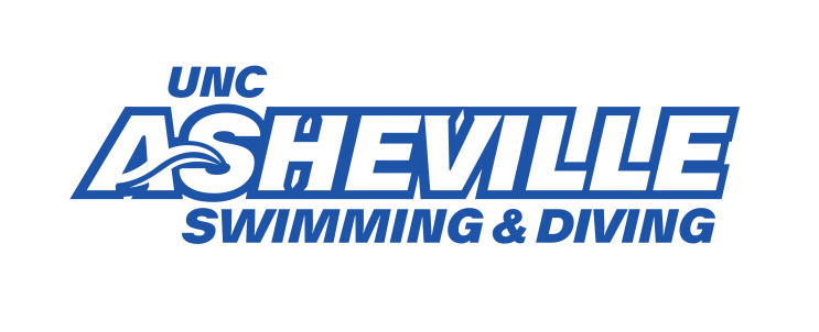 UNC Asheville Swimming & Diving, blue outline variant, cell 144