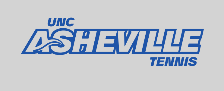 UNC Asheville Tennis, blue on grey variant, cell 152